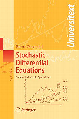 现货 Stochastic Differential Equations: An Introduction