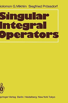 【预售】Singular Integral Operators