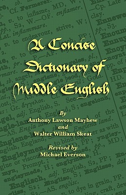 【预售】A Concise Dictionary of Middle English