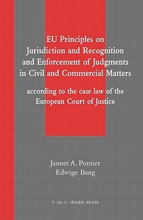 【预售】EU Principles on Jurisdiction and Recognition and