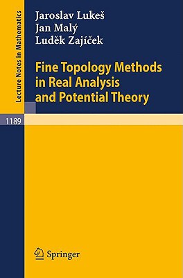 【预售】Fine Topology Methods in Real Analysis and Potential