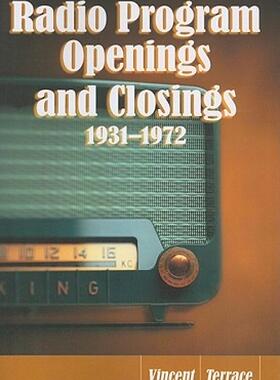 【预售】Radio Program Openings and Closings, 1931-1972