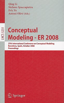 【预售】Conceptual Modeling - ER 2008: 27th International