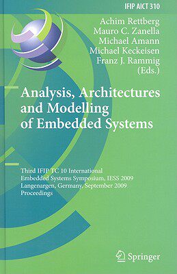 【预售】Analysis, Architectures and Modelling of Embedded