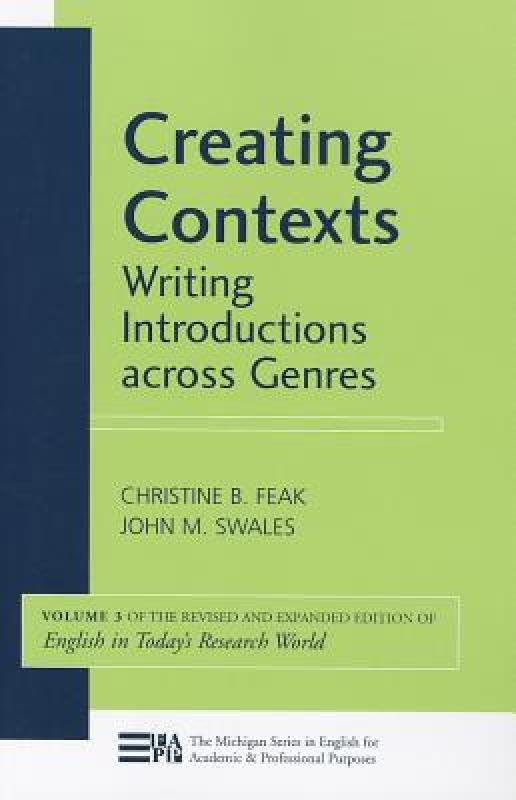 【预售】Creating Contexts: Writing Introductions Across