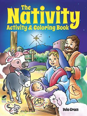 【预售】The Nativity Activity and Coloring Book