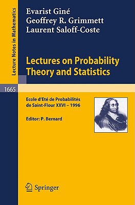 【预售】Lectures on Probability Theory and Statistics: Ecole