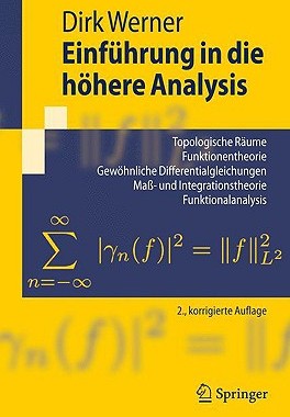 【预售】Einfuhrung in Die Hohere Analysis: Topologische