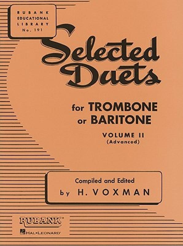 【预售】Selected Duets for Trombone or Baritone, Volume II