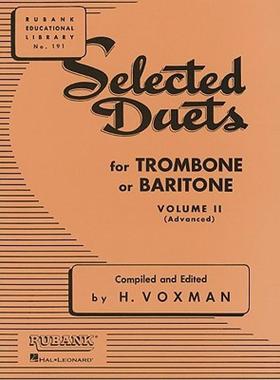 【预售】Selected Duets for Trombone or Baritone, Volume II