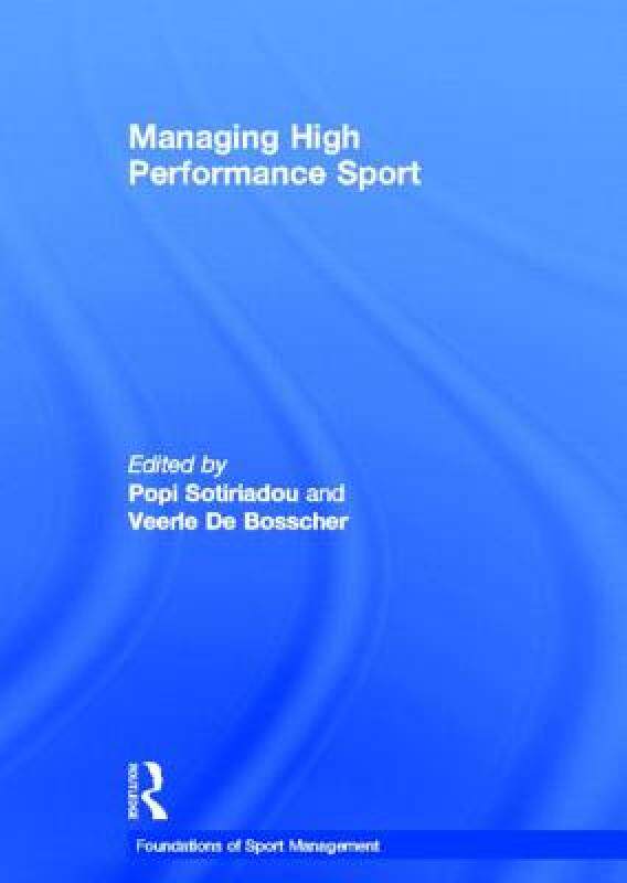 【预售】Managing High Performance Sport