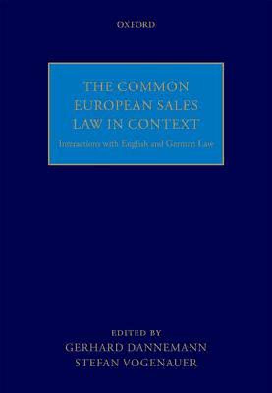 【预售】The Common European Sales Law in Context: