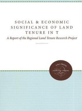 【预售】Social and Economic Significance of Land Tenure in