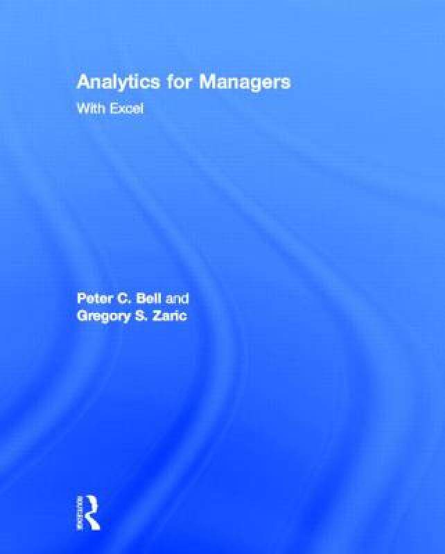 【预售】Analytics for Managers: With Excel