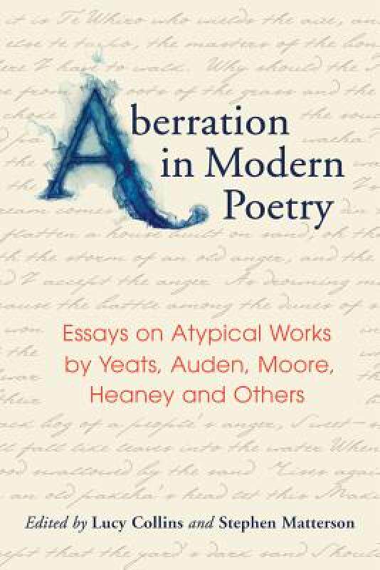 【预售】Aberration in Modern Poetry: Essays on Atypical