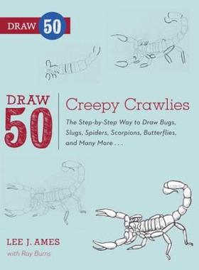 【预售】Draw 50 Creepy Crawlies: The Step-By-Step Way to