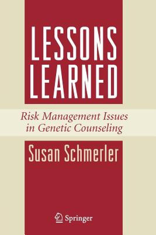 【预售】Lessons Learned: Risk Management Issues in Genetic