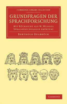 【预售】Grundfragen Der Sprachforschung: Mit R Cksicht Auf