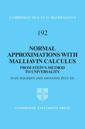 预订 【】Normal Approximations with Malliavin Calculus: From - 封面