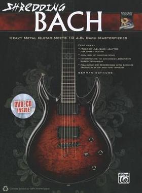 【预售】Shredding Bach: Heavy Metal Guitar Meets 10 J. S.