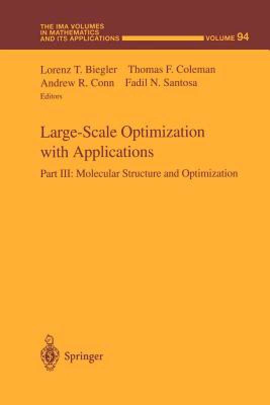 【预售】large-scale optimization with applications: part