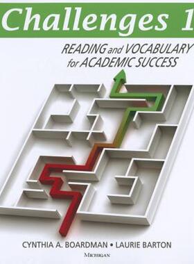 【预售】Challenges, Book 1: Reading and Vocabulary for