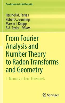 【预售】From Fourier Analysis and Number Theory to Radon