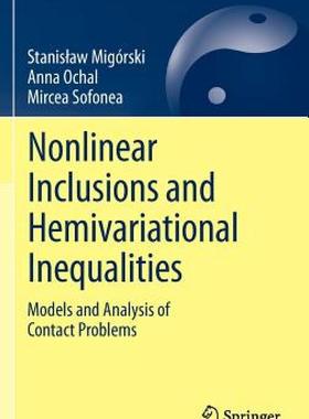 【预售】Nonlinear Inclusions and Hemivariational