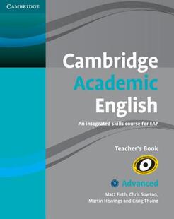 【预售】Cambridge Academic English C1 Advanced Teacher's