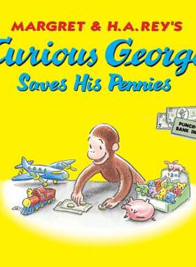【预售】Curious George Saves His Pennies
