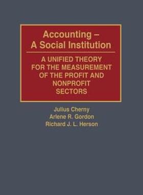 【预售】Accounting--A Social Institution: A Unified Theory
