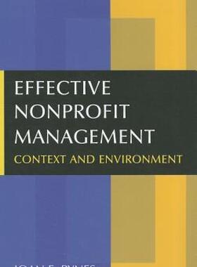 【预售】Effective Nonprofit Management: Context and