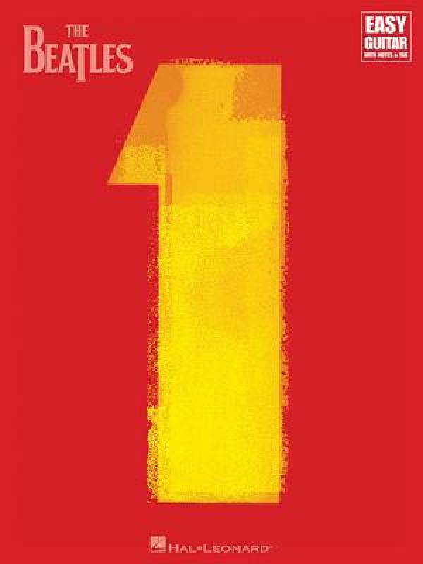 【预售】The Beatles - 1: For Easy Guitar with Riffs & Solos