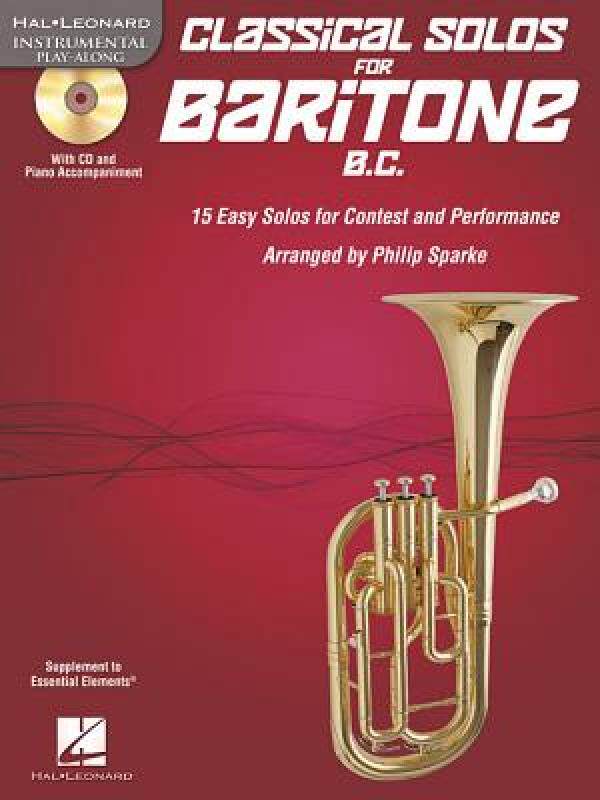 【预售】Classical Solos for Baritone [With CD (Audio)]