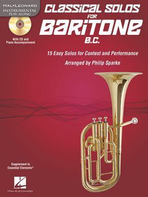 【预售】Classical Solos for Baritone [With CD (Audio)]