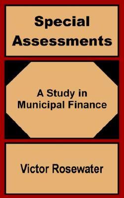 【预售】Special Assessments: A Study in Municipal Finance