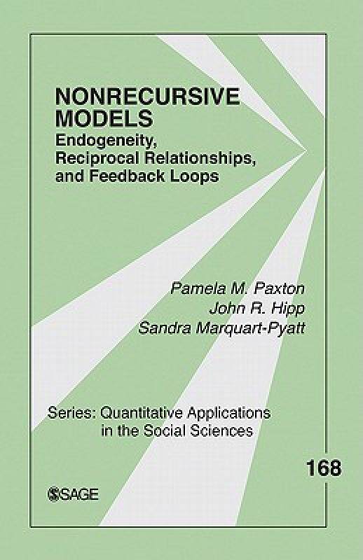 【预售】Nonrecursive Models: Endogeneity, Reciprocal