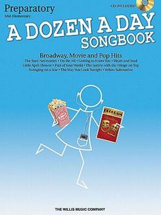 【预售】A Dozen a Day Songbook - Preparatory Book: