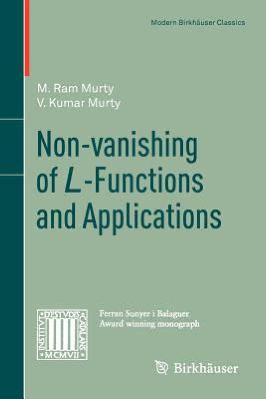 【预售】Non-Vanishing of L-Functions and Applications