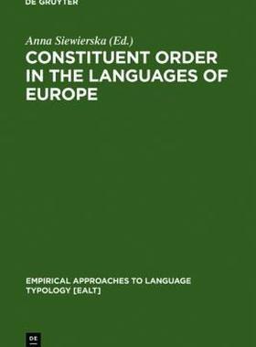 【预售】Constituent Order in the Languages of Europe