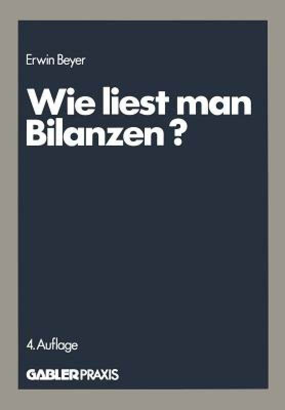【预售】Wie Liest Man Bilanzen?: Praktische Anleitungen Zur