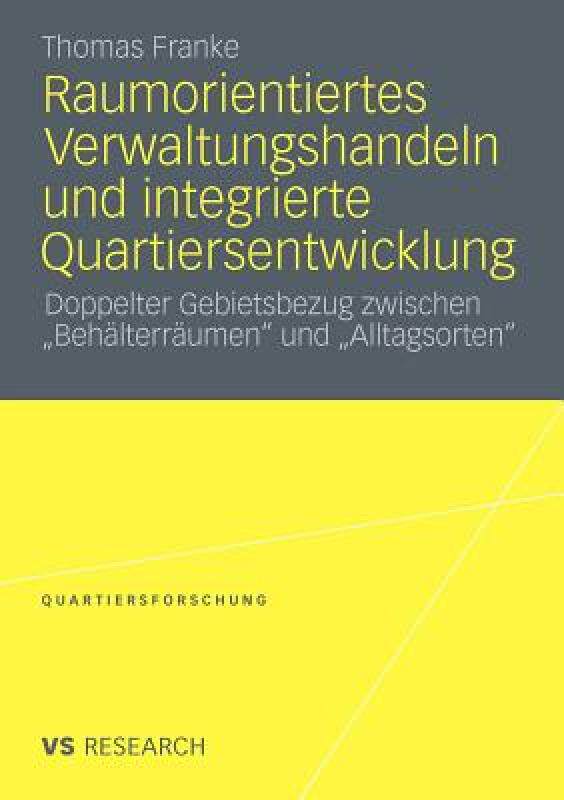 【预售】Raumorientiertes Verwaltungshandeln Und Integrierte