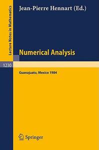 【预售】Numerical Analysis: Proceedings of the Fourth Iimas