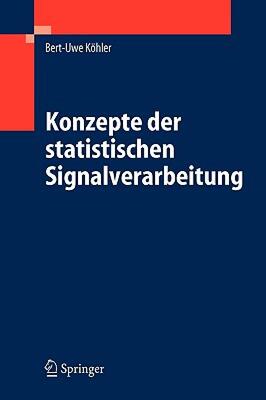 【预售】Konzepte Der Statistischen Signalverarbeitung