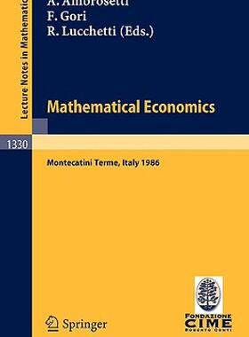 【预售】Mathematical Economics: Lectures Given at the 2nd