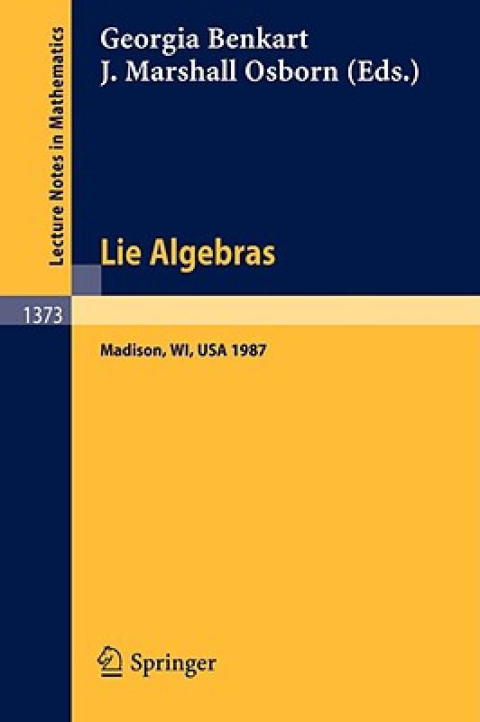 【预售】Lie Algebras: Madison 1987. Proceedings of a