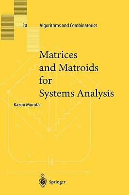 【预售】Matrices and Matroids for Systems Analysis