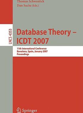 【预售】Database Theory Icdt 2007