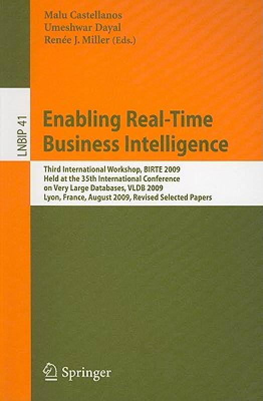 【预售】Enabling Real-Time Business Intelligence: Third