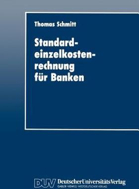 【预售】Standardeinzelkostenrechnung Fur Banken